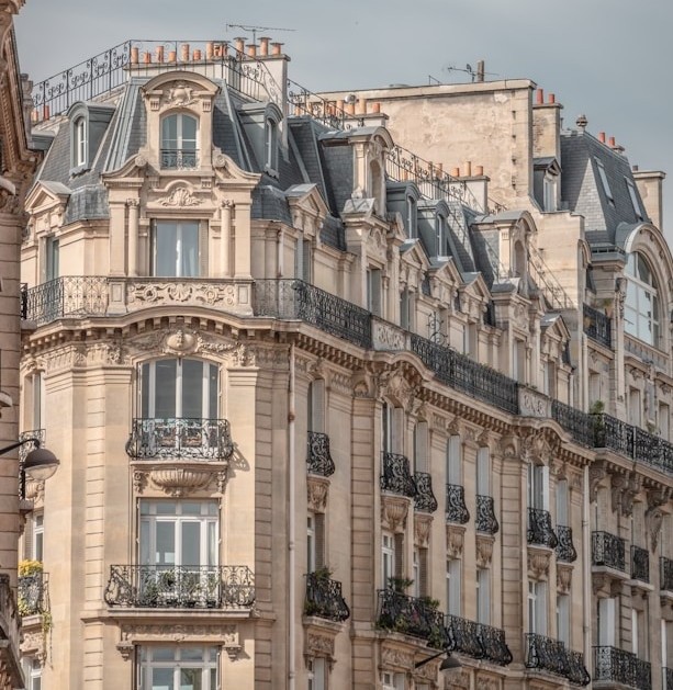 Haussmann architecture in Paris