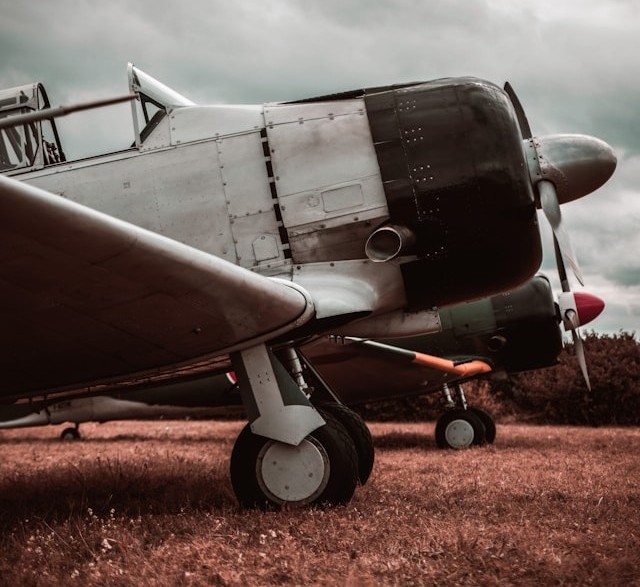 Vintage aircraft representing the aviation history behind Zulu Time